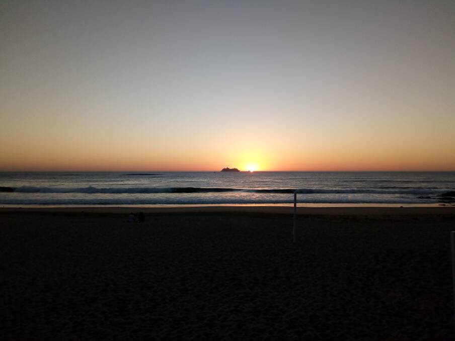 On the rise: The sun over North Beach, captured by Paddy Ranasinghe. Send us your photos to letters@illawarramercury.com.au or post to our Facebook page.