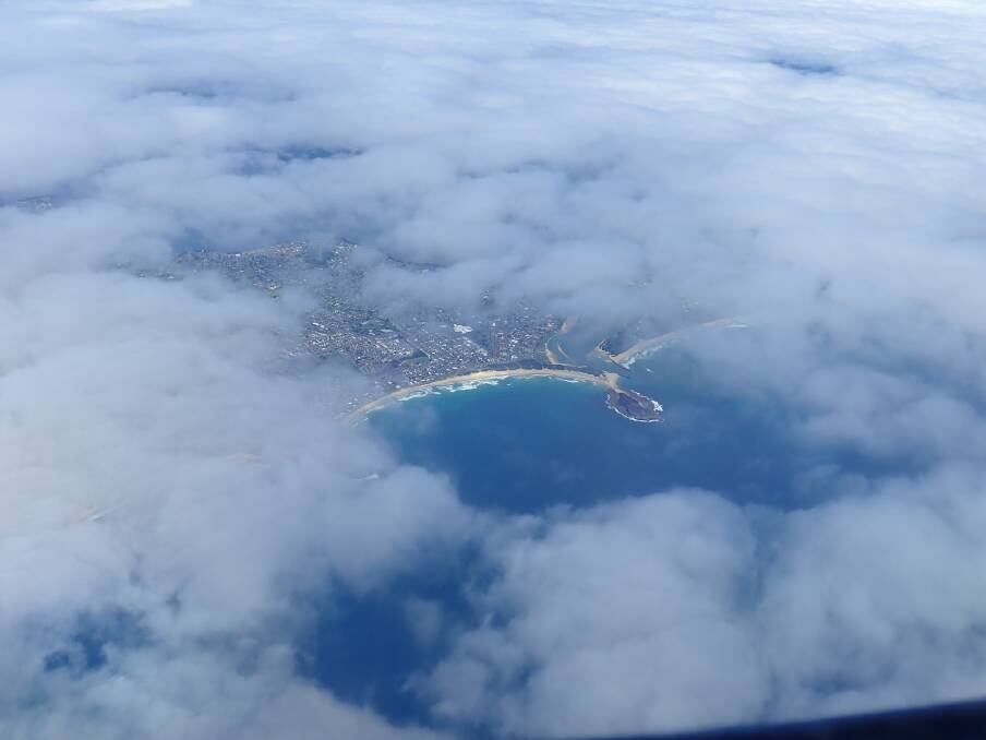 Haze: Windang Island from a Jetgo flight by Caroline Armitage. Send us your images to letters@illawarramercury.com.au. 