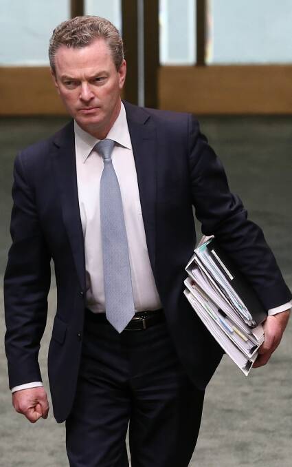 STEEL HERE: Minister for Industry Christopher Pyne has penned an opinion piece about what the government is doing for the steel industry. Picture: Alex Ellinghausen