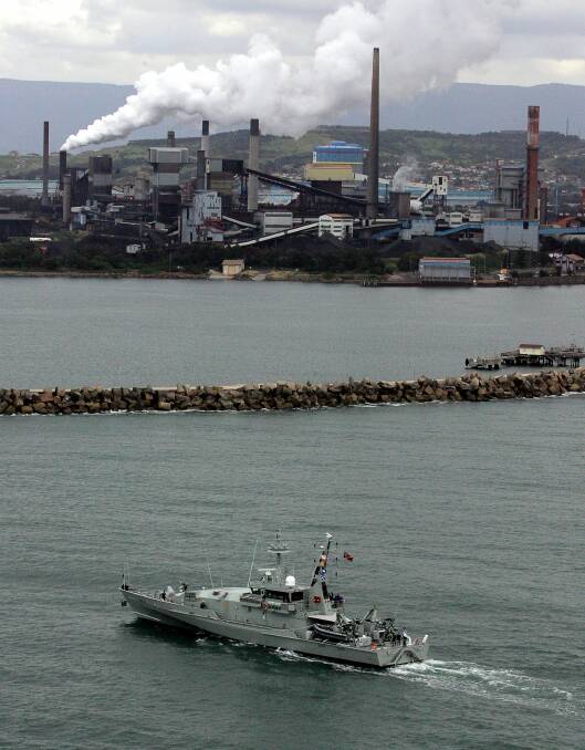 Illawarra steel ‘an option’ for Navy ships