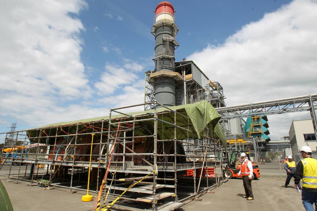 Tallawarra Power station during a maintenance shutdown in October 2014. Picture: Greg Totman