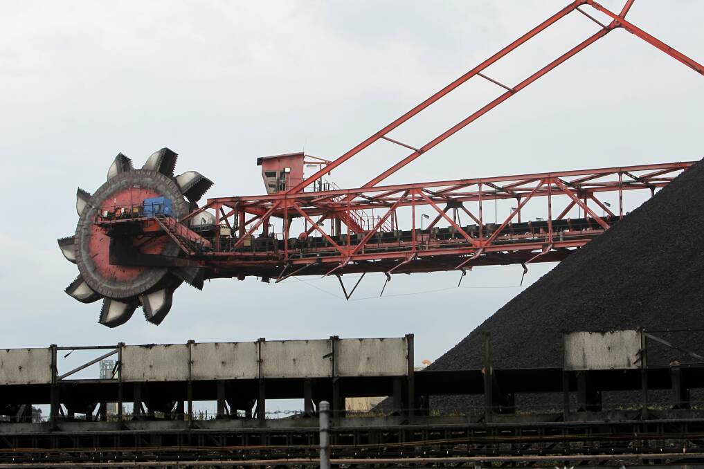 The Port Kembla Coal Terminal. Picture: Greg Totman