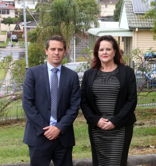 Labor MPs Ryan Park (Keira) and Anna Watson (Shellharbour). 
