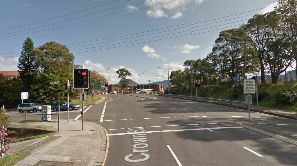 The intersection of Crown and Powell streets, West Wollongong. Picture: Google Maps