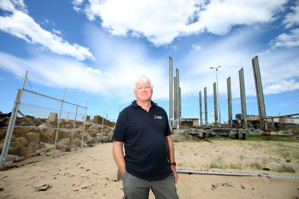 Stephen Phillips, the Commodore of the Wollongong Yacht Club, backs a council-led call for work to be done at Wollongong Harbour. Picture: Sylvia Liber 