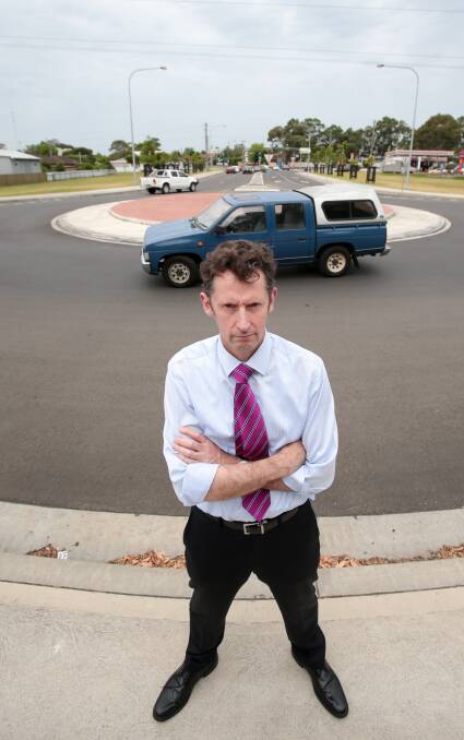 ANGRY: Throsby MP Stephen Jones is annoyed the Fowlers Road bridge has been overlooked in the federal government's latest funding round. Picture: Adam McLean