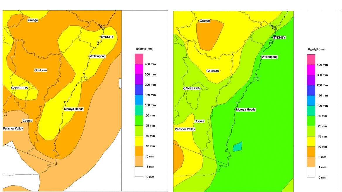 'Substantial' soaking to end the Illawarra's sunny spell