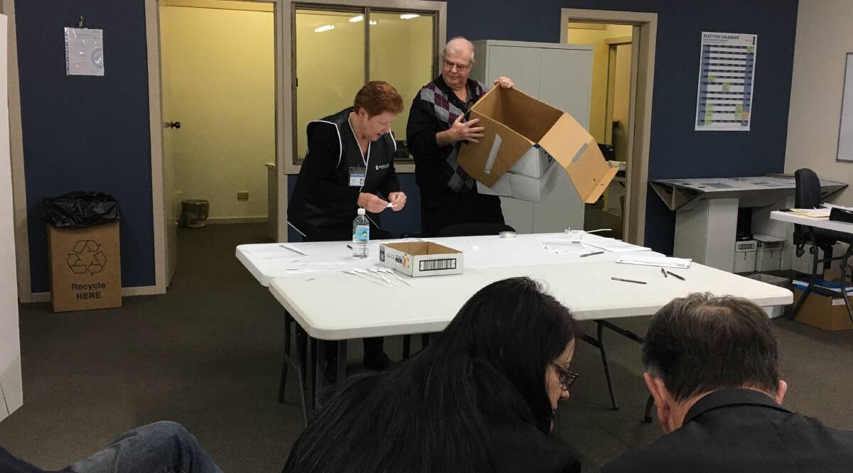 Wednesday nights ballot draw for Wollongong City Council's three wards and lord mayor.