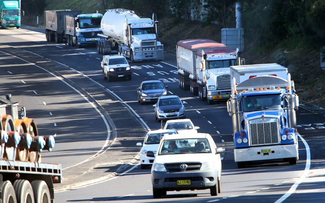FILE PHOTO: Traffic on the M1 Princes Motorway. Picture: Kirk Gilmour