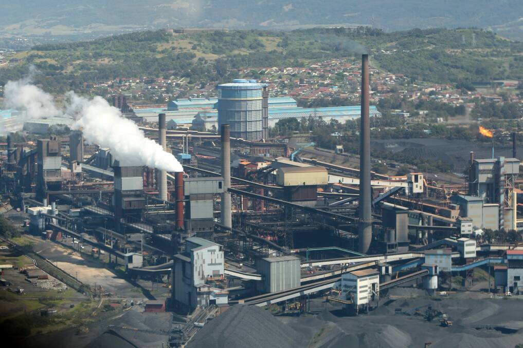 The Port Kembla steelworks.