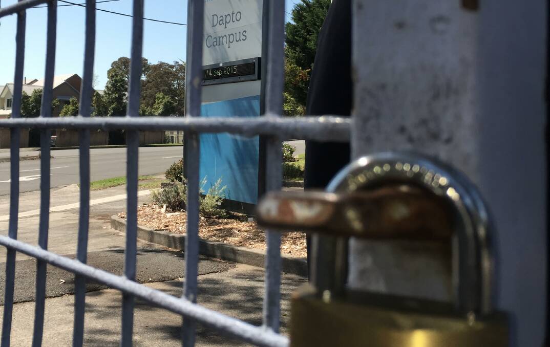 FIGHT: Community asked to join campaign to keep gates at Dapto TAFE campus open.
