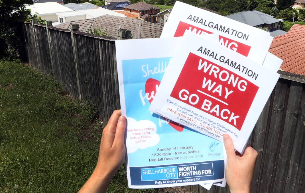IN THE MAIL: The leaflets being delivered in the Wollongong LGA. Picture: Robert Peet
