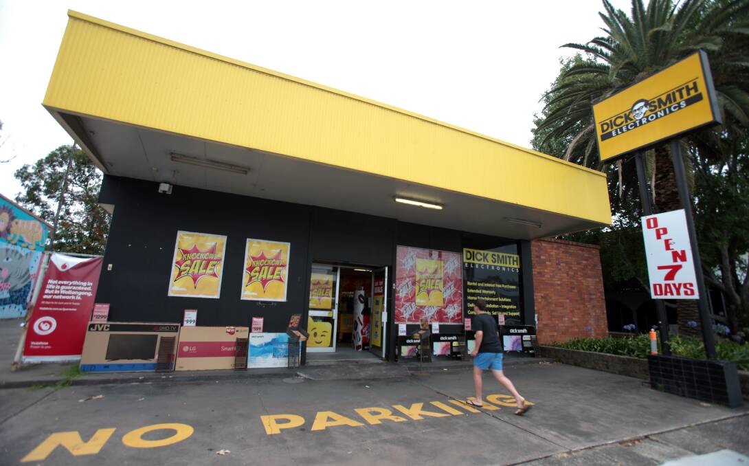 UNCERTAINTY: Dick Smith Wollongong was open on Tuesday, despite the company being placed into voluntary administration. Picture: Adam McLean