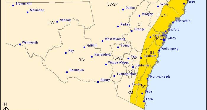 Severe weather warning for destructive winds, heavy rainfall, abnormally high tides and damaging surf, issued at 3.30am Sunday. Source: Bureau of Meteorology