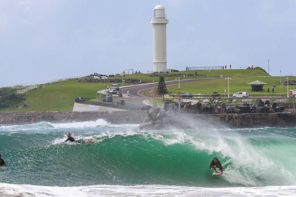 FILE PHOTO: Big surf conditions hit the Illawarra last month. Picture: Georgia Matts