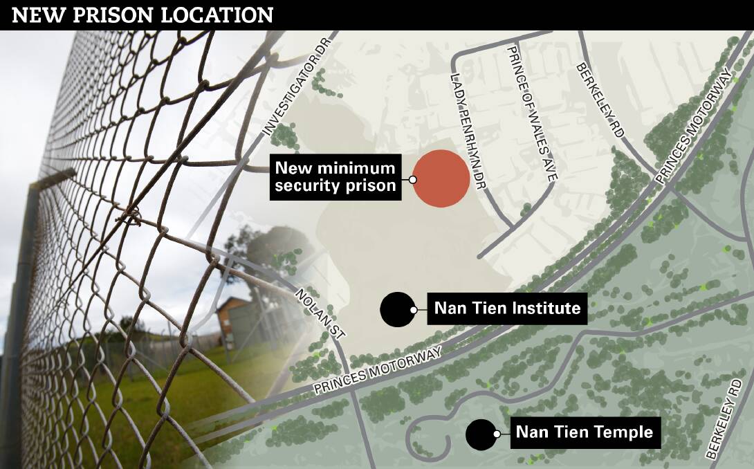 COMING SOON: The location of the state government's new minimum-security prison in the Unanderra industrial area. The new facility on Lady Penrhyn Drive, which will accommodate 60 inmates, should be open by September.