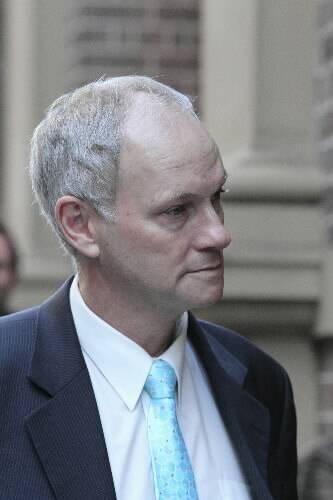 Des Campbell denies he killed his late wife Janet Campbell for her money. Picture: PETER RAE