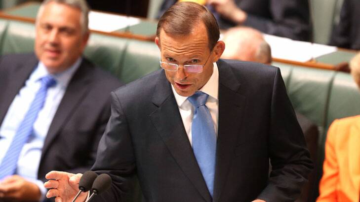 "The people of South Australia want a premier that works with Canberra": Prime Minister Tony Abbott rallies support for SA Liberal leader Steven Marshall. Photo: Andrew Meares