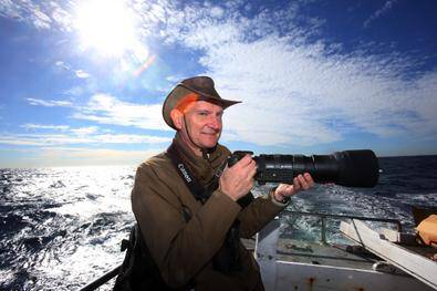 The Illawarra Birders’ education officer Martin Potter has been on at least six ‘‘pelagic’’ tours. Picture: ROBERT PEET