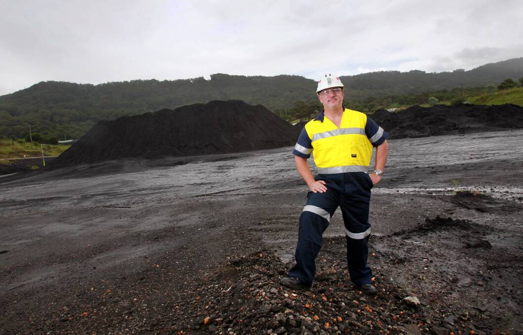 Wollongong Coal's new chief operating officer David Stone at the company's Russell Vale headquarters. He is keen for staff to put last year's strife behind them. Picture: ORLANDO CHIODO