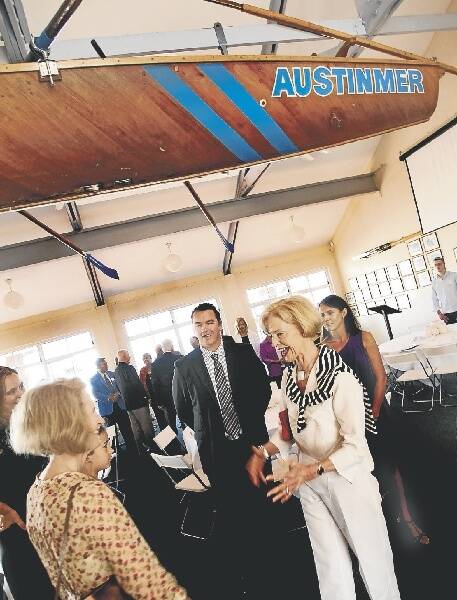 Governor-General Quentin Bryce at Austinmer Surf  Life Saving Club's 100th birthday celebrations.