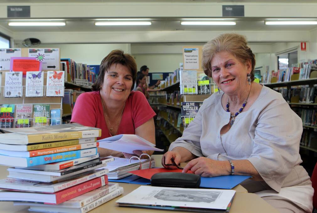 Margaret McGuire and Penny Oerlemans, at Helensburgh Library, welcome the proposal. Picture: MELANIE RUSSELL