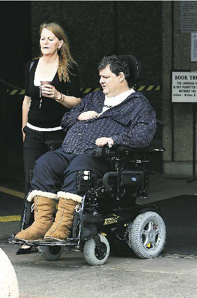 Quadriplegic Alan Kendrick, who will receive at least $9.4 million damages after an accident at BlueScope Steel in 2000. Picture: GREG TOTMAN