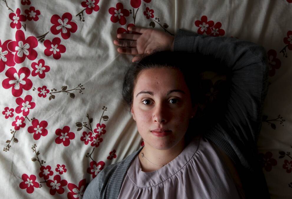 Ella Graham set up Fed Up NSW Health because of the lack of hospital beds for eating disorder patients. Picture: Janie Barrett