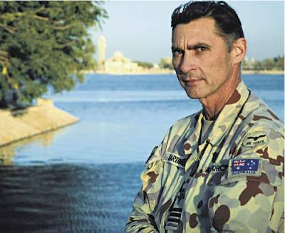 Dr Trevor Gardner, from Stanwell Park, is advising the Australian commander in Baghdad.