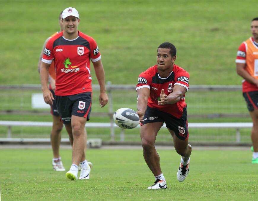Kyle Stanley, at training on Wednesday at Win Stadium, is wary of the Warriors.Picture: ANDY ZAKELI