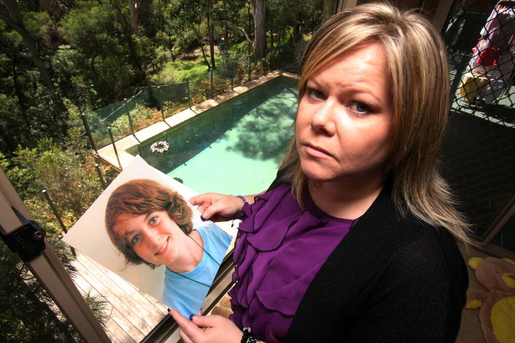 Sharon Washbourne holds a photo of her nephew Jack MacMillan.