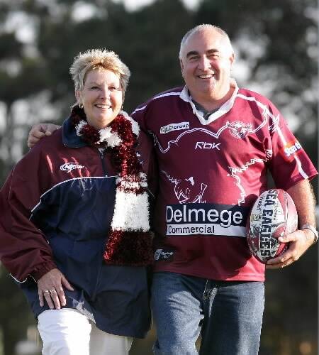 Narelle and Barry Stewart at Sid Parrish Park.