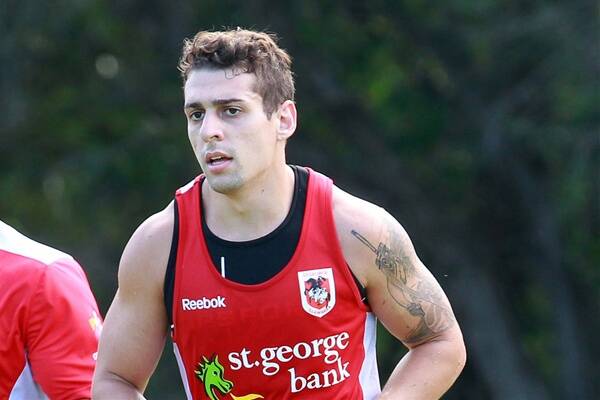 Dragon's recruit Denan Kemp could be an option at fullback. Picture: KIRK GILMOUR