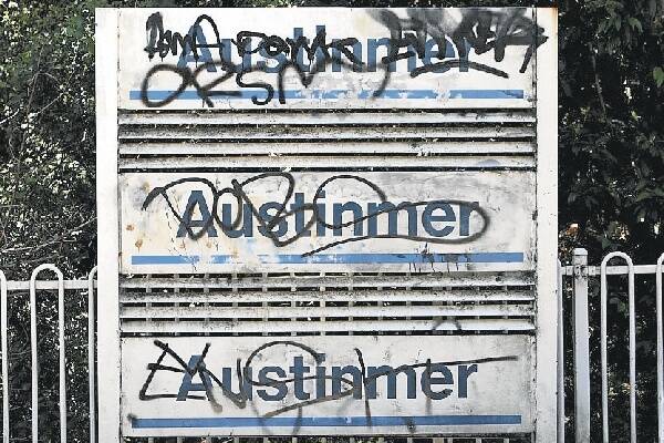 Austinmer Railway Station was the scene of a graffiti attack last November.