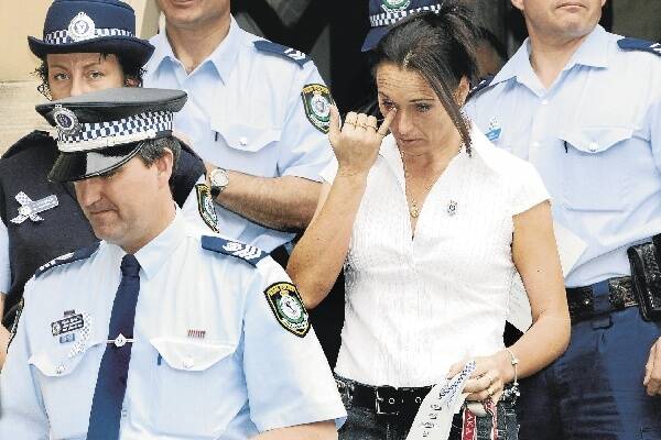 Shirlena Gallagher, wife of the late Senior Constable Bruce Gallagher, joined police yesterday in remembering those lost. Picture: WAYNE VENABLES