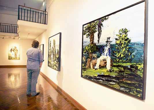 Artist Paul Ryan's exhibition at the Wollongong City Gallery is dividing the community. Pictures: MELANIE RUSSELL