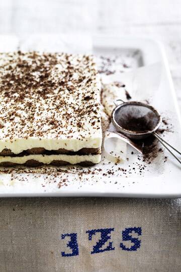 Food. Neil Perry's tiramisu.
SMH GOOD WEEKEND Picture by WILLIAM MEPPEM 
GW130202