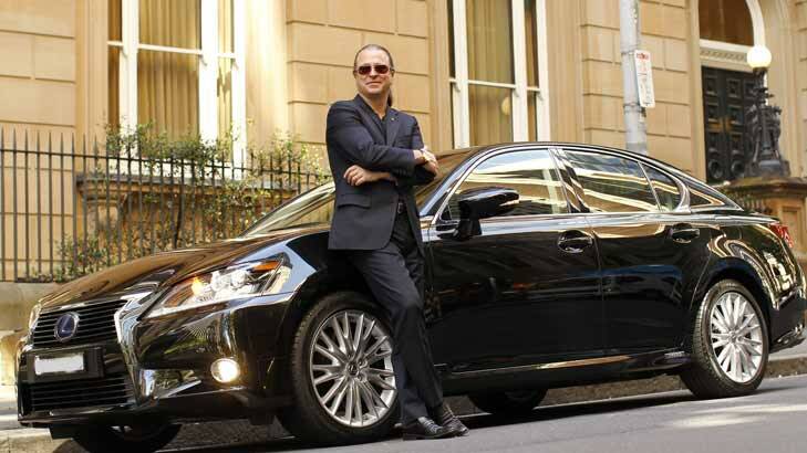 Neil Perry and a Lexus GS450 Hybrid.