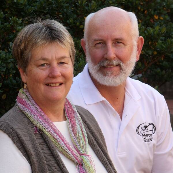 Kathy and Mick Rossiter went on a two-month trip on the charity hospital ship Africa Mercy.  Picture: GREG TOTMAN