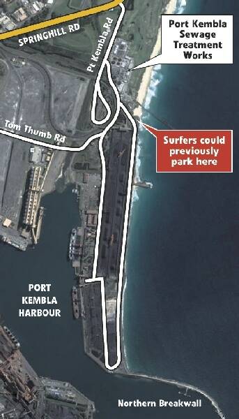 Surfers make waves over Port beach access