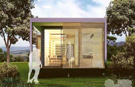 One of the concept lodges that were planned for Killalea State Park.