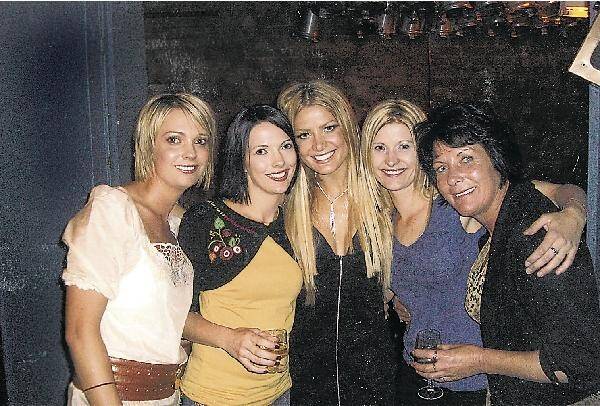 Girl power: The Bassingthwaighte sisters Melinda Sheldrick (left), Nicky Moore, Natalie, Lisa Fogarty and mum Betty, whose encouragement, her daughters say, inspired them throughout their lives.