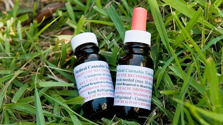 Bottles of  Medical Cannabis Tincture. Photo: Melissa McDonald