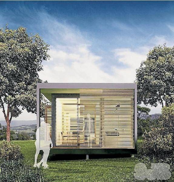 An artist's impression of the Killalea lodges included in the plans for Killalea State Park resort.