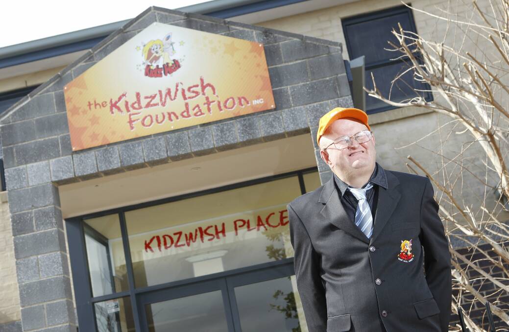 KidzWish volunteer Max Lukmann  says he loves being an ambassador for  the charity. Picture: ANDY ZAKELI