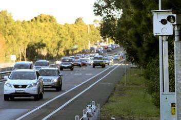 The number of accidents has increased on Memorial Dr at Corrimal despite the installation of speed cameras.  Picture: KIRK GILMOUR