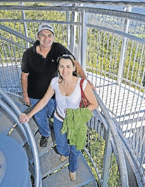 Tourism Wollongong general manager Greg Binskin and sales and marketing manager Vera Cvetkoski at the Illawarra Fly. Mr Binskin said the area's strategic plan was now bearing fruit. Picture: DEE KRAMER PHOTOGRAPHY