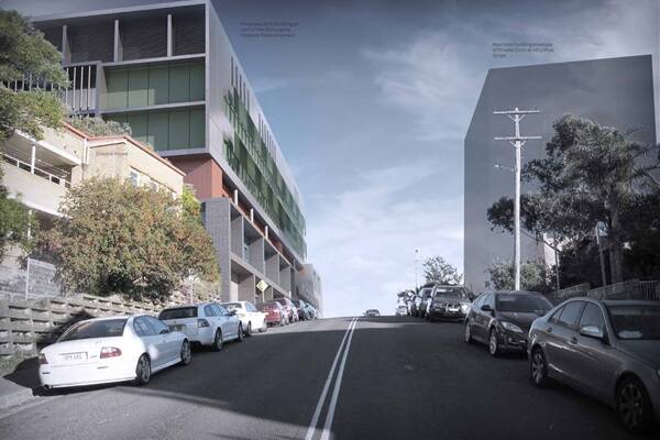 Proposed Wollongong Hospital redevelopment.