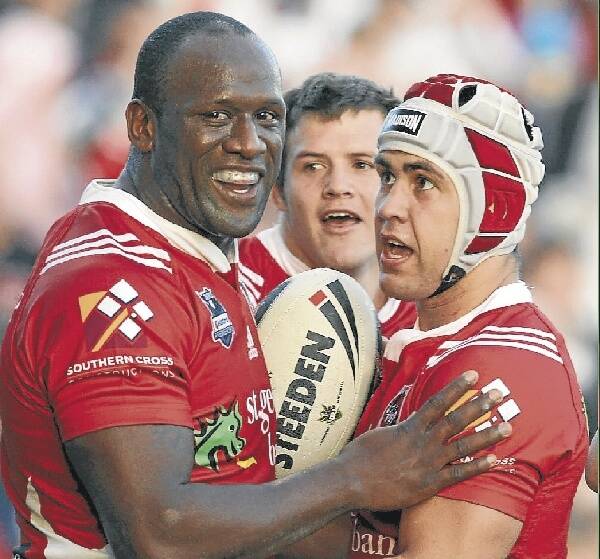 All Star aspirants Wendell Sailor and Jamie Soward. Picture: ANDY ZAKELI