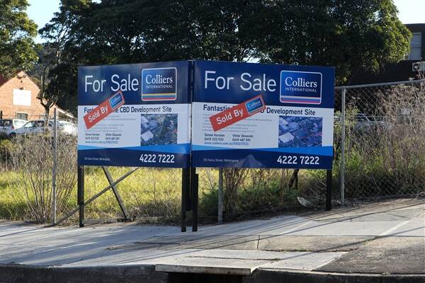 Sold: This  site opposite Wollongong railway station has been sold  for $2.25 million.  Picture: MELANIE RUSSELL